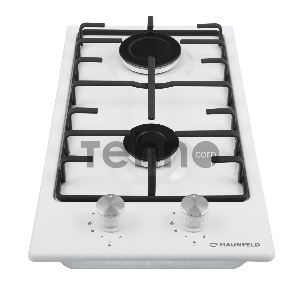 Газовая панель MAUNFELD EGHE.32.3EW/G  Домино,  • Тип: газовая 30см • Тип установки: независимая • Управление: фронтальное, переключатели поворотные • Нагревательный элемент: конфорка, 2шт • Мощность конфорок, Вт: 2600, 1700 • Материал исполнения: металл/