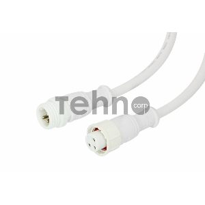 Соединительный кабель (3pin) герметичный (IP67) 3х0.5мм²  белый  REXANT