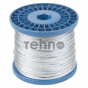 Трос стальной DIN 3055 (6x7) М2 (бобина 200 м) Трос стальной DIN 3055 (6x7) М2 (бобина 200 м)