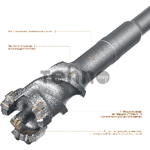Проломной бур ЗУБР Профессионал 45х900/1000 мм