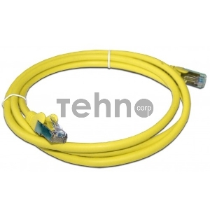 Патч-корд LANMASTER LSZH FTP кат.6, 3.0 м, желтый