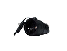 Разъем штепсельный с заземл. каучук 16А 250В IP44 (еврослот) UNIVersal 602228