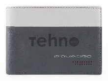 Кошелек мужской Piquadro Urban PU257UB00R/GRN серый/черный натур.кожа