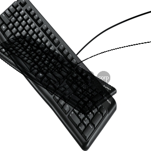 Клавиатура проводная Logitech K120 for business, USB 920-002522 Черный