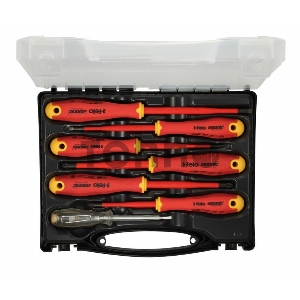 Набор инструментов FELO 41380736  диэлектрических sl/ph/pz ergonic e-slim отвертка в кейсе 7шт