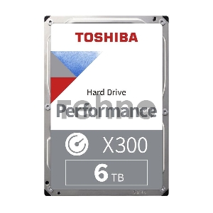 Жесткий диск HDD Toshiba X300 SATA3 6Tb 3.5 7200 256Mb (analog HDWR160UZSVA)