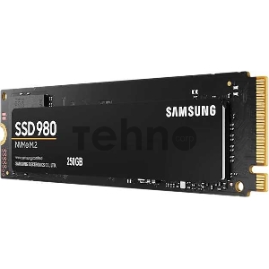 Накопитель SSD M.2 (PCI-E NVMe) 250 Gb Samsung 980 (R2900/W1300MB/s) (MZ-V8V250BW)