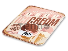 Весы кухонные электронные Beurer KS19 Ice Cream макс.вес:5кг рисунок