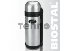 Термос BIOSTAL NG-1800-1 1.8л, универс,нерж.,ручка,рем.для переноски,крышка-чашка и доп.пласт.чашка (в уп. 12 шт)&
