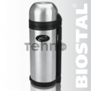 Термос BIOSTAL NG-1800-1 1.8л, универс,нерж.,ручка,рем.для переноски,крышка-чашка и доп.пласт.чашка (в уп. 12 шт)&
