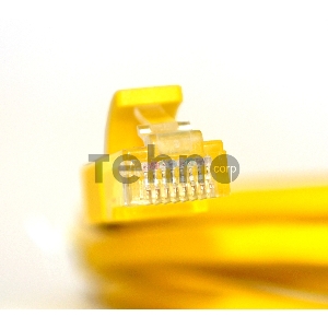 Патч-корд Greenconnect Патч-корд UTP прямой ethernet 0.5m кат.5е,  RJ45,  литой (Желтый) (GCR-LNC02-0.5m)