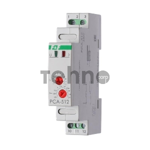 Реле времени PCA-512 (задержка выкл. 230В 8А 1перекл. IP20 монтаж на DIN-рейке) F&F EA02.001.001