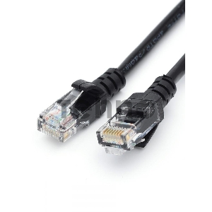 Кабель PATCH CAT5E UTP 0.5M BLACK GEPLINK/ATCOM GL8160