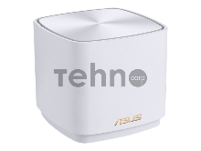 Роутер ASUS XD4 (B-2-PK), из 2 точек доступа, 802.11b/g/n/ac/ax, до 574 + 1201Мбит/c, 2,4 + 5 гГц, белый ; 90IG05N0-MO3R30