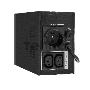 ИБП ExeGate Power Back BNB-650.LED.AVR.1SH.2C13 <650VA/360W, LED, AVR, 1*Schuko+2*C13, металлический корпус, Black>