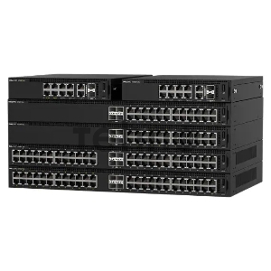 Коммутатор Dell EMC Switch N1108EP-ON, L2, 8 ports RJ45 1GbE, 4 ports PoE/PoE+, 2 ports SFP 1GbE 3YPSNBD (210-ARUK)
