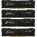 Память оперативная Kingston 64GB 3200MHz DDR4 CL16 DIMM (Kit of 4) 1Gx8 FURY Beast Black, фото 3