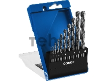 Набор сверл по металлу, ЗУБР ПРОФ-А 10шт(1-10мм), сталь Р6М5, класс А