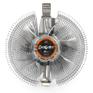 Кулер ExeGate EX286149RUS EE90 (Al, LGA775/115*/1200/AM2/AM2+/AM3/AM3+/AM4/FM1/FM2, TDP 75W, 90mm, 2200RPM, Hydro bearing, 3pin, 22db, 215г)