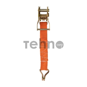 Стяжка для груза REXANT багажная с крюками, с храповым механизмом, 5х0.038 м