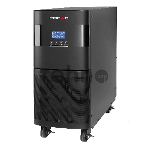 Источник бесперебойного питания CROWN On-Line CMUOA-350-10K 10000VA/9000W, корпус металл, TOWER, АКБ 20*12V/9AH, PF-0.9, AVR 110-300V, порт USB/RS-232, EPO, розетки - клемная колодка (Ph+N+GND), входной кабель 2,5 м, вентилятор охлаждения, автомат, слот д Источник бесперебойного питания CROWN On-Line CMUOA-350-10K 10000VA/9000W, корпус металл, TOWER, АКБ 20*12V/9AH, PF-0.9, AVR 110-300V, порт USB/RS-232, EPO, розетки - клемная колодка (Ph+N+GND), входной кабель 2,5 м, вентилятор охлаждения, автомат, слот д