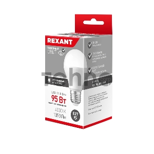 Лампа светодиодная Груша A60 11,5 Вт E27 1093 лм 4000 K нейтральный свет REXANT
