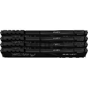 Память оперативная Kingston 64GB 3200MHz DDR4 CL16 DIMM (Kit of 4) 1Gx8 FURY Beast Black