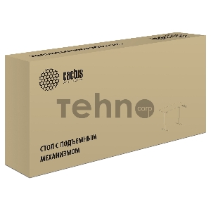 Стол Cactus CS-ED-BBK столешница МДФ черный каркас черный