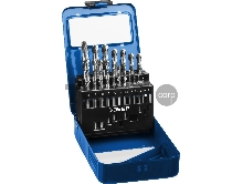 Набор сверл по металлу, ЗУБР ПРОФ-А 19шт(1-10мм), сталь Р6М5, класс А, мет.бокс