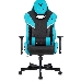 Кресло игровое Knight Thunder 5X черный/голубой эко.кожа крестов. металл, фото 14