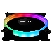 Вентилятор для корпуса Single ring, RGB fan HIPER HCF1251-03, 120*120*25mm (38.5CFM, 1200RPM, 3+4PIN), фото 7