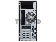 Midi Tower InWin PE689 Black USB3.0*2+A(HD)+fron fan 120mm*1+rear fan 120mm*1+ 2*2SATA+1*1SATA+Intrusion Switch/ holes for SL20” ATX RACKMOUNT*(без блока питания)