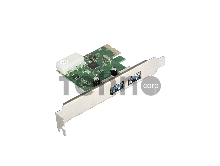 Контроллер ExeGate EXE-319 PCI-E 2.0, 2*USB3.0 ext, разъем доп.питания (OEM)