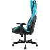 Кресло игровое Knight Thunder 5X черный/голубой эко.кожа крестов. металл, фото 16