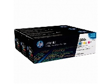 Тонер-картридж комплект HP CF372AM голубой/пурпурный/желтый для Color Laser Jet CP2025, CM2320mfp (3 х 2800)