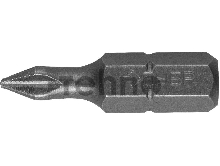Бита ЗУБР МАСТЕР 26001-1-25-2  кованая CrMo C 1/4'' PH1 25мм 2шт