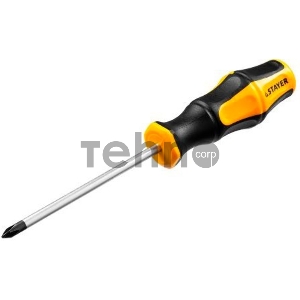 Отвертка STAYER MASTER HERCULES, Cr-V, противоскользящая рукоятка, PH1x100 мм 25052-1-10_z02