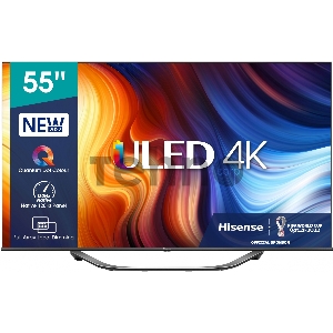 Телевизор LED Hisense 55 55U7HQ черный 4K Ultra HD 120Hz DVB-T DVB-T2 DVB-C DVB-S DVB-S2 USB WiFi Smart TV (RUS)