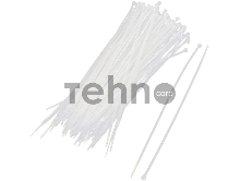 Стяжка пластиковая WRline WR-SHN-25-100W 100x2.5мм (упак:100шт) нейлон 6.6 белый