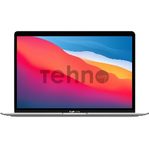Ноутбук MacBook Air, Apple MacBook Air 13-inch, SILVER, Model A2337, Apple M1 chip with 8-core CPU, 7-core GPU, 16GB unified memory, 256GB SSD storage, Touch ID, Two Thunderbolt / USB 4 Ports, Force Touch Trackpad, Retina display, KEYBOARD-SUN. (Z12700034
