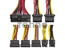 Блок питания 250W ExeGate F250AS (Flex ATX, for ITX case, APFC, КПД 80% (80 PLUS), 4cm fan, 24pin, (4+4)pin, PCI-E, 3xSATA, 2xIDE)