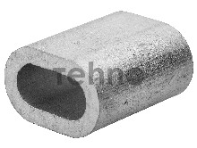 Зубр Зажим троса DIN 3093 алюминиевый, 1,5мм, ТФ5, 150 шт 4-304475-01