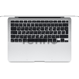 Ноутбук MacBook Air, Apple MacBook Air 13-inch, SILVER, Model A2337, Apple M1 chip with 8-core CPU, 7-core GPU, 16GB unified memory, 256GB SSD storage, Touch ID, Two Thunderbolt / USB 4 Ports, Force Touch Trackpad, Retina display, KEYBOARD-SUN. (Z12700034