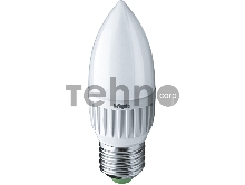 Лампа светодиодная 94 481 NLL-P-C37-5-230-2.7K-E27-FR 5Вт свеча 2700К тепл. бел. E27 330лм 220-240В Navigator 94481
