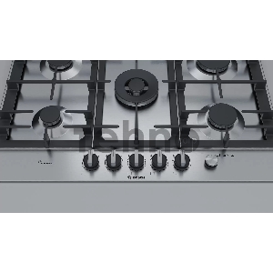 Газовая варочная поверхность Bosch PCQ7A5M90R серебристый