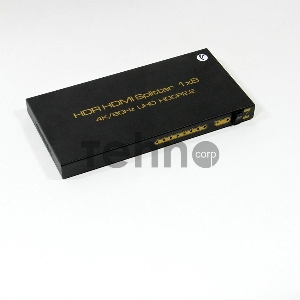 Разветвитель HDMI Spliitter 1=>8 2.0v, VCOM <DD428> Разветвитель HDMI Spliitter 1=>8 2.0v, VCOM <DD428>