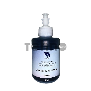 Чернила NV PRINT пигментные T7741 для аппаратов Epson M100, M105, M200, M205, L605, L655, L1455  (140 ml) Black