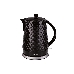 Чайник электрический Centek CT-0061 Black 2.0л, 2000W, чёрная керамика, рельефный корпус, фото 2