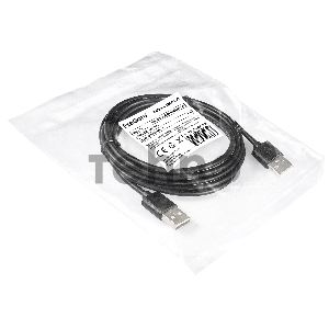 Кабель USB 2.0 ExeGate EX284930RUS EX-CC-USB2-AMAM-1.8 (Am/Am, 1,8м)