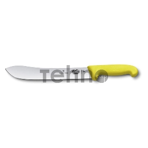 Нож кухонный Victorinox Swibo (5.7408.25) стальной разделочный лезв.250мм прямая заточка желтый